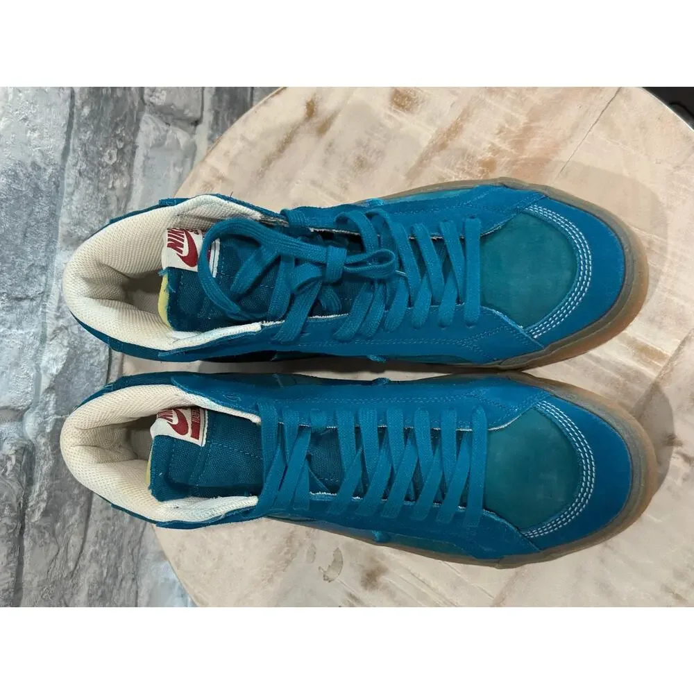 Nike SB Zoom Blazer Mid PRM Plus Green Abyss Gum Size 9.5 DV5468-300